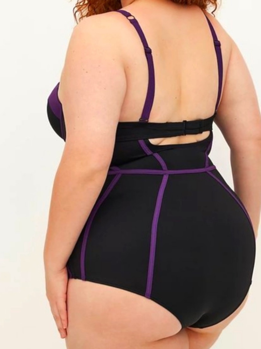 TORRID DISNEY LITTLE MERMAID ONEPIECE SWIMSUIT URSULA - Plus Size 3X (D/DD) - Picture 2 of 15